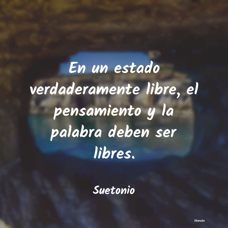 Frases de Suetonio