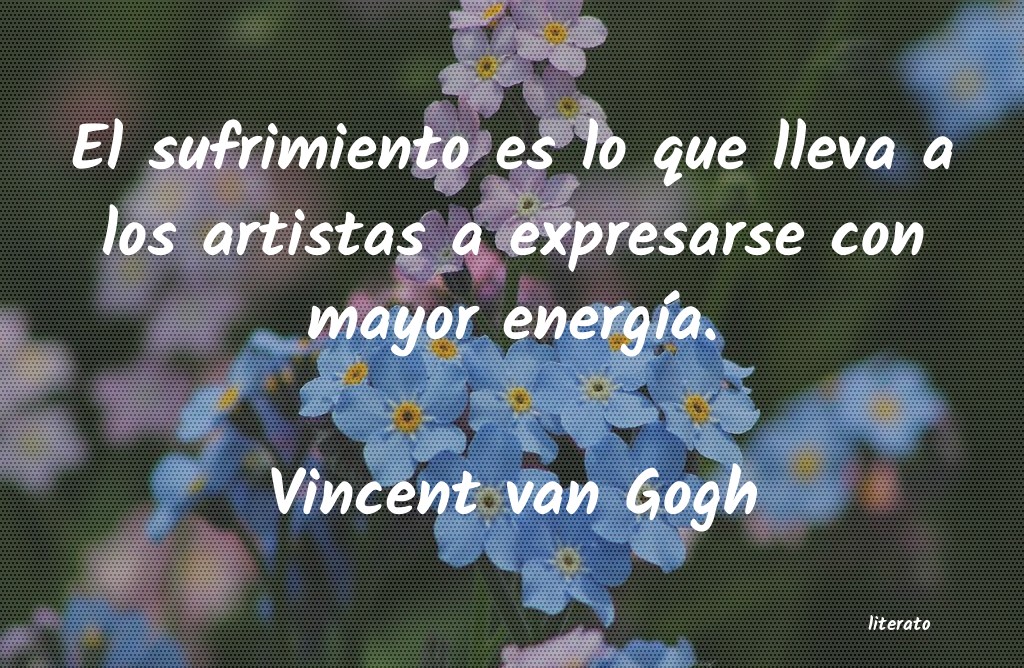 frases de Vincent van Gogh