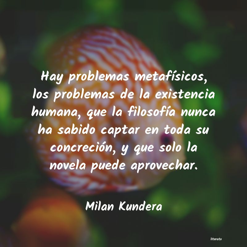 frases de Milan Kundera
