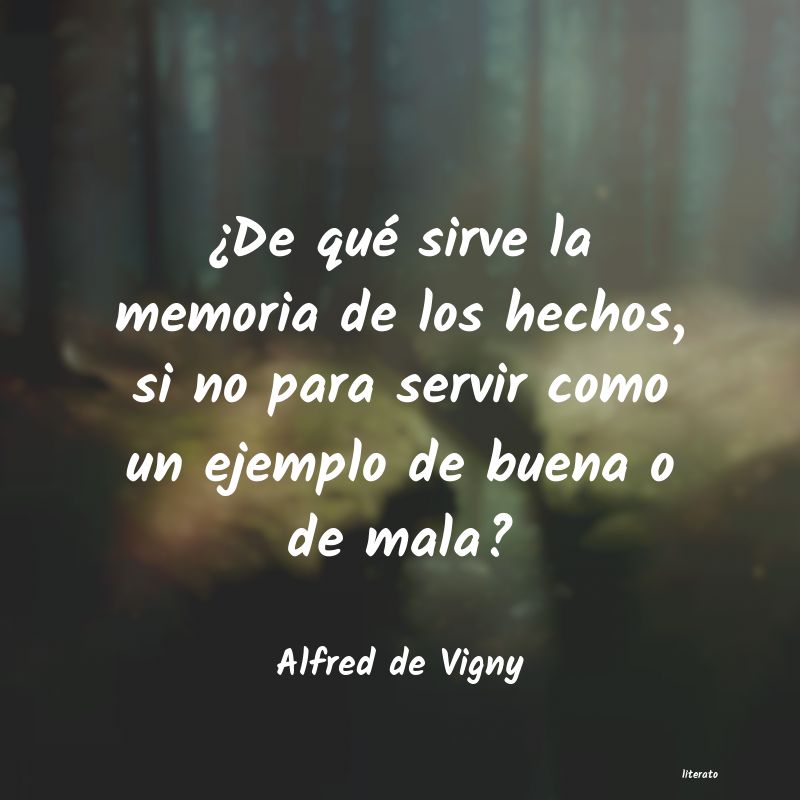 Frases de Alfred de Vigny