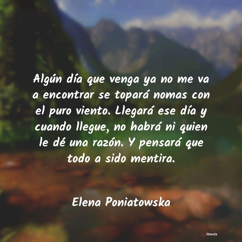 frases de Elena Poniatowska