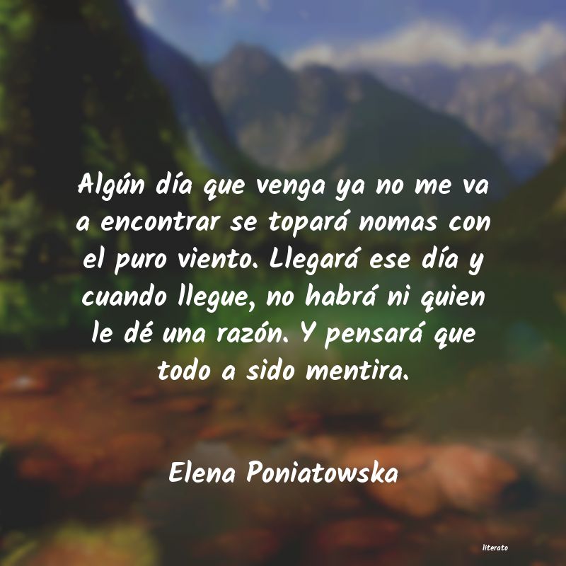 Frases de Elena Poniatowska