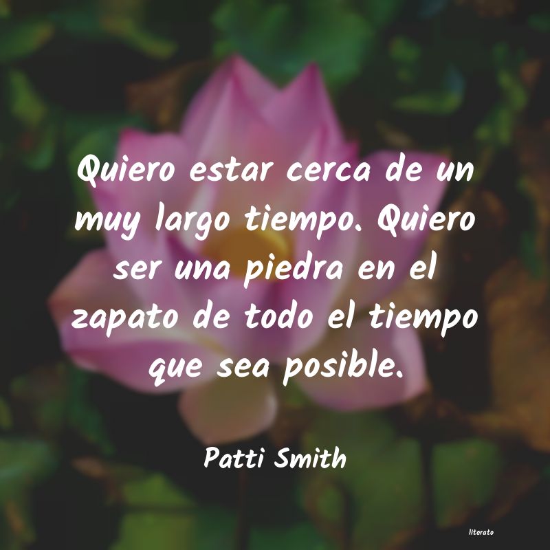 Frases de Patti Smith