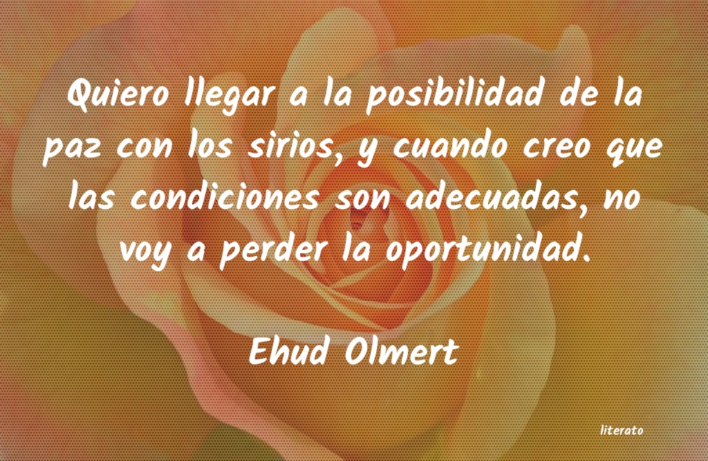 frases de Ehud Olmert