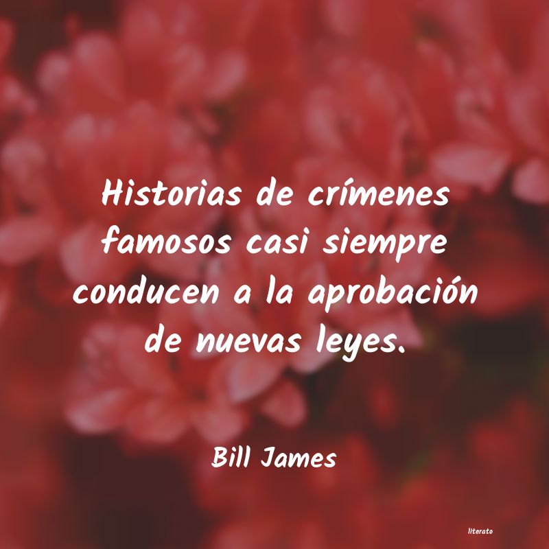 frases de Bill James