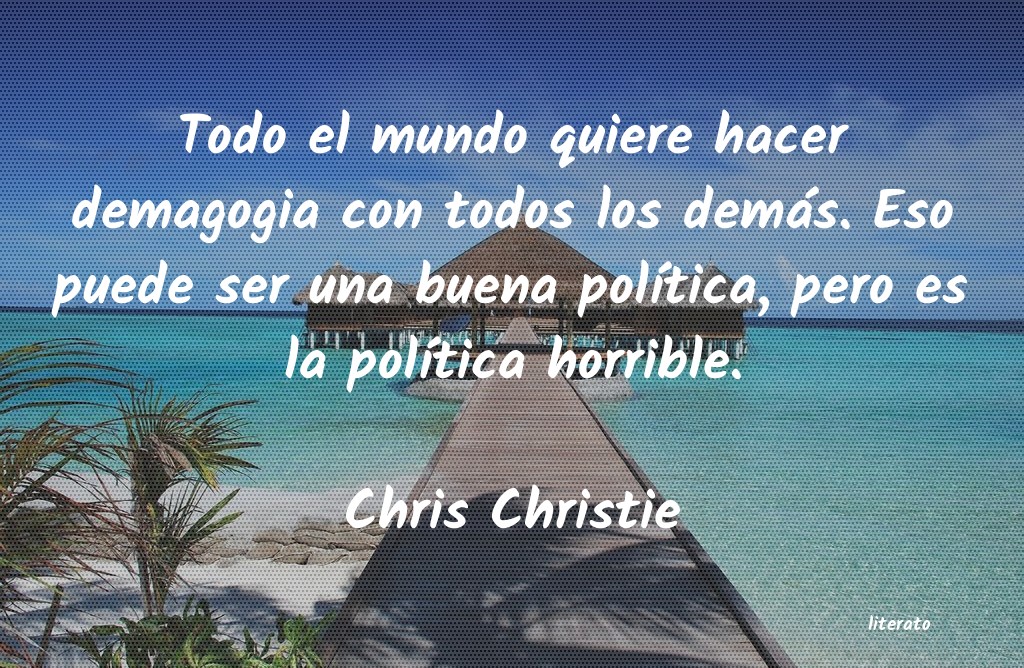 frases de Chris Christie
