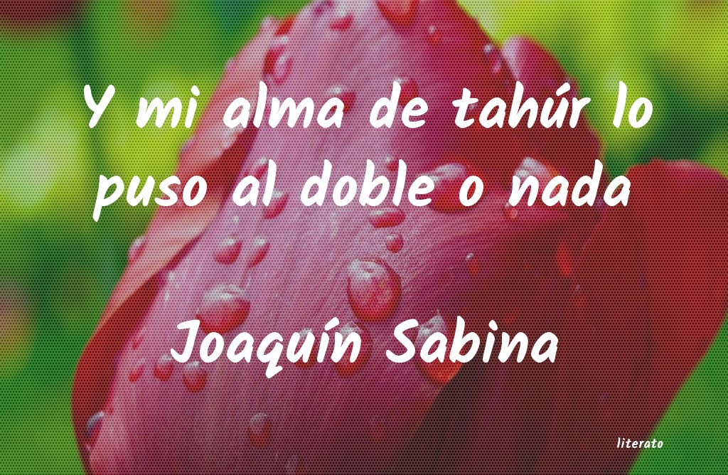 frases de JoaquÃn Sabina