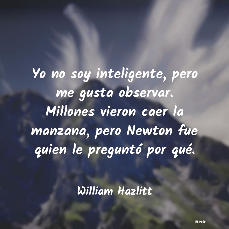 Frases de William Hazlitt