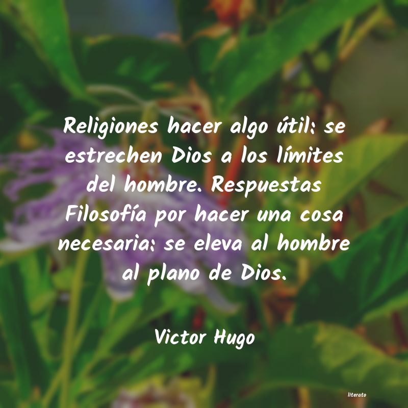 frases de Victor Hugo