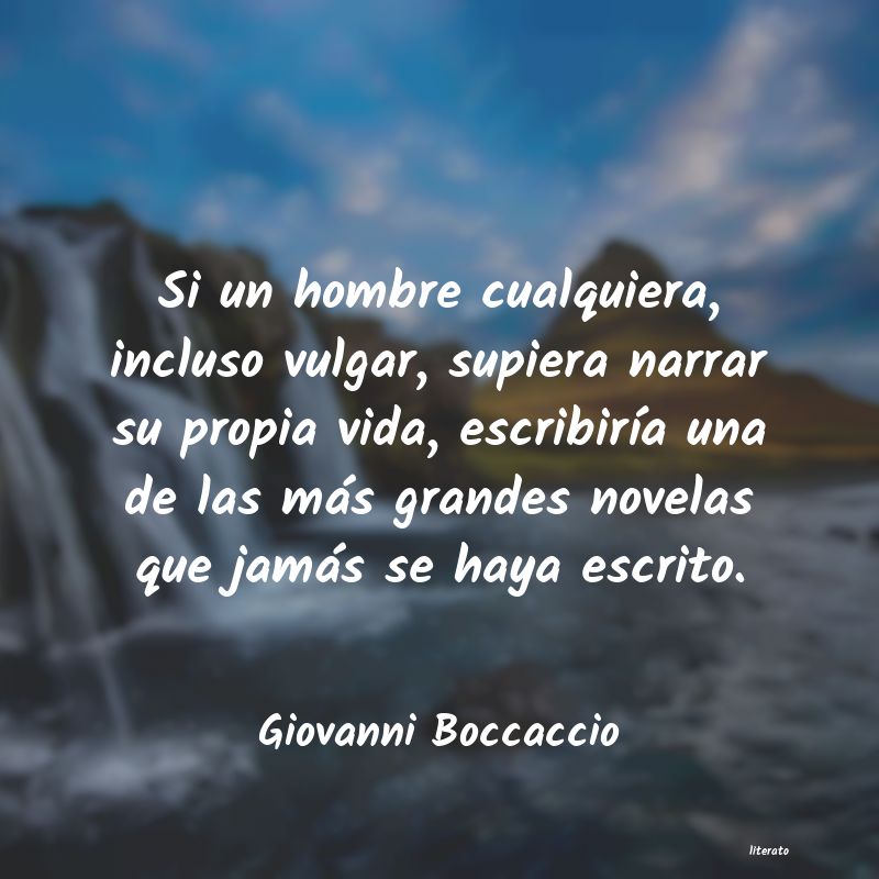 frases de Giovanni Boccaccio