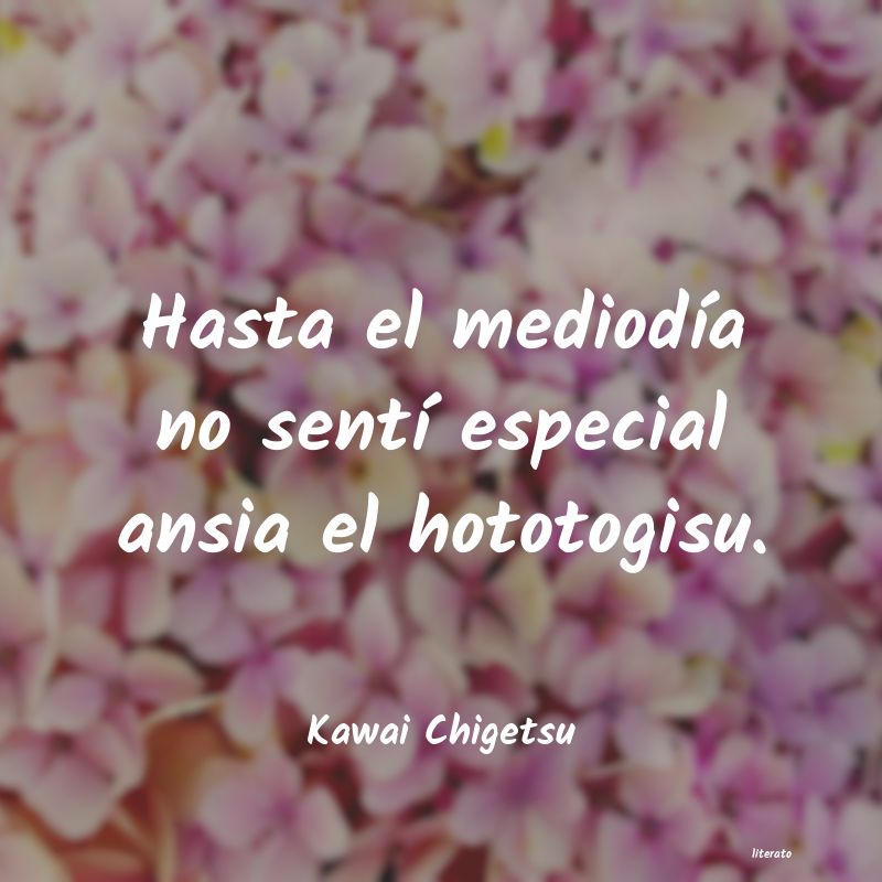 frases de Kawai Chigetsu