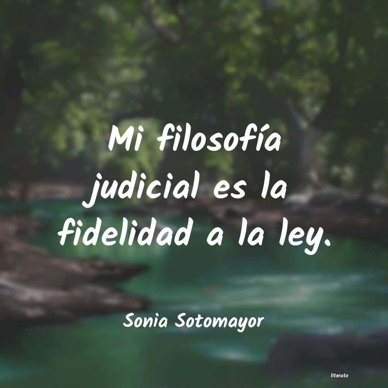 Frases de Sonia Sotomayor