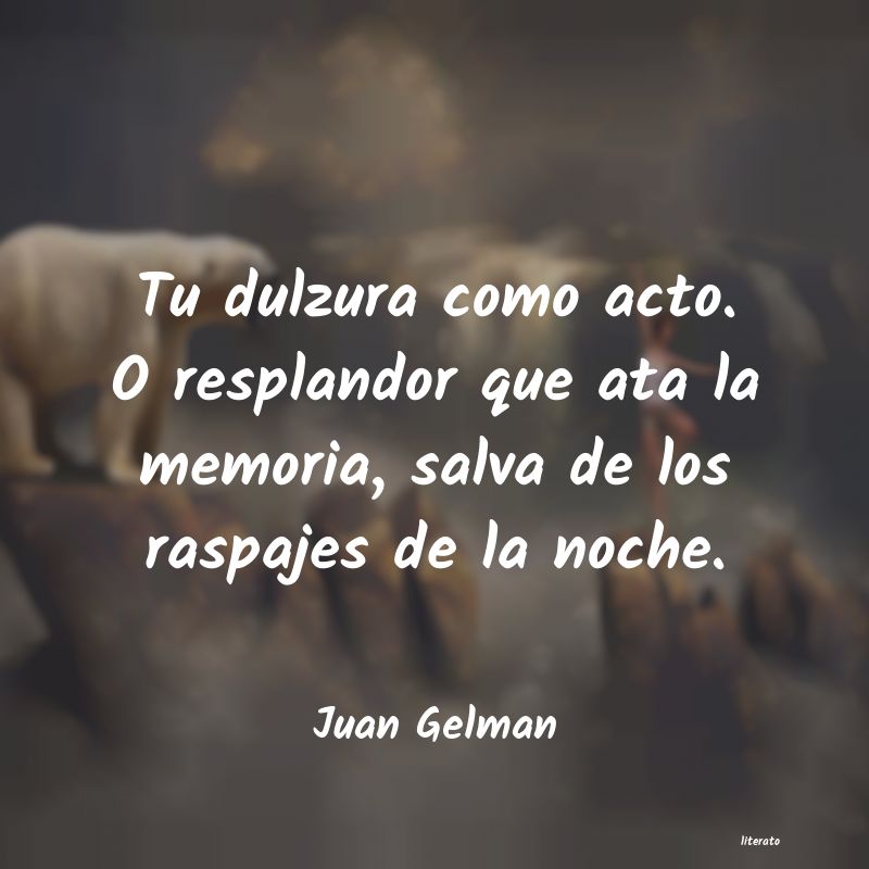 Frases de Juan Gelman