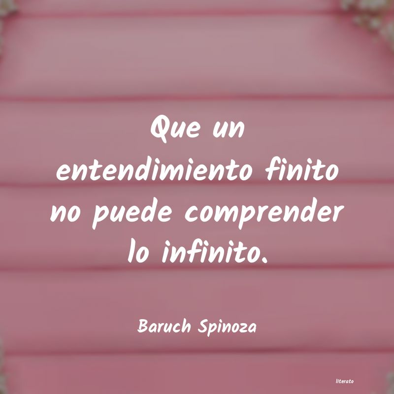 Frases de Baruch Spinoza