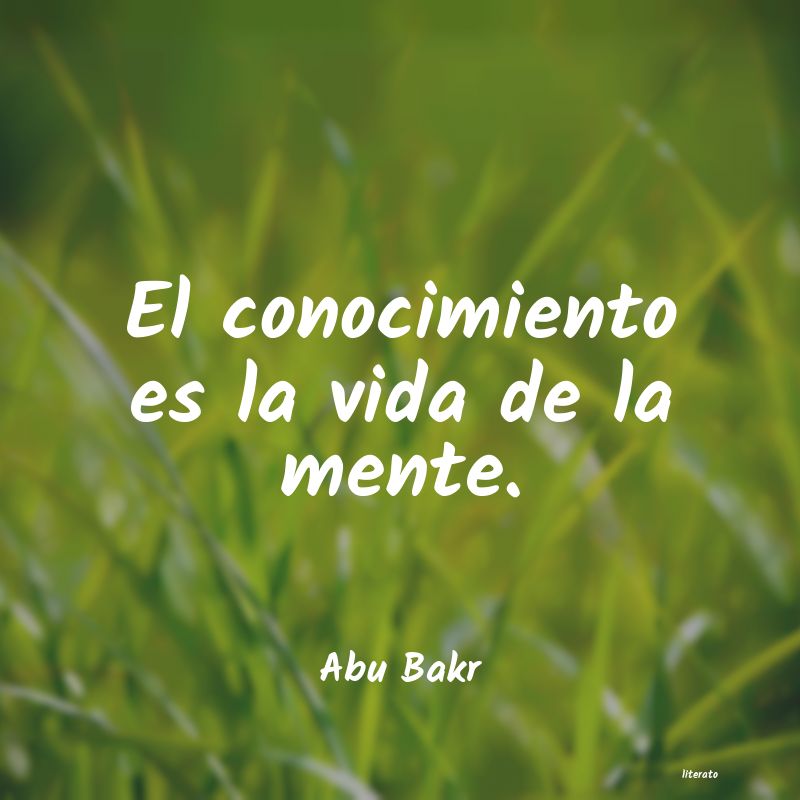 frases de Abu Bakr