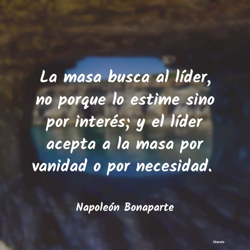 frases de Napoleón Bonaparte