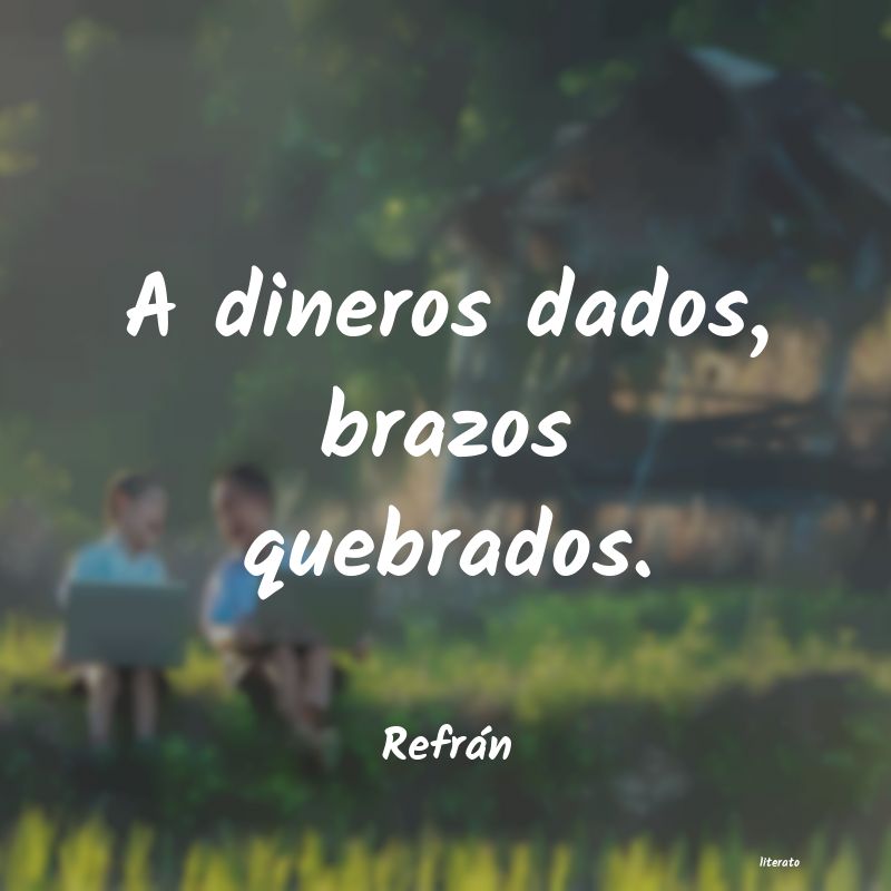 Frases de Refrán