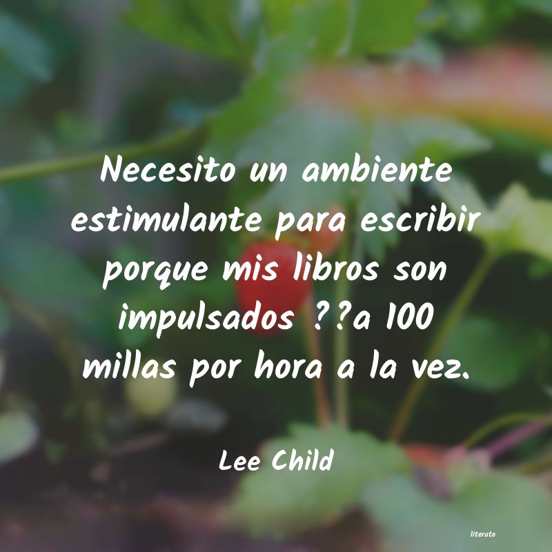 frases de Lee Child