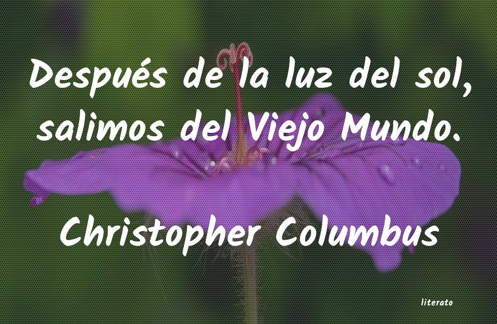 Frases de Christopher Columbus