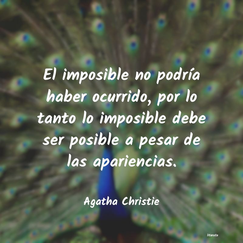 Frases de Agatha Christie