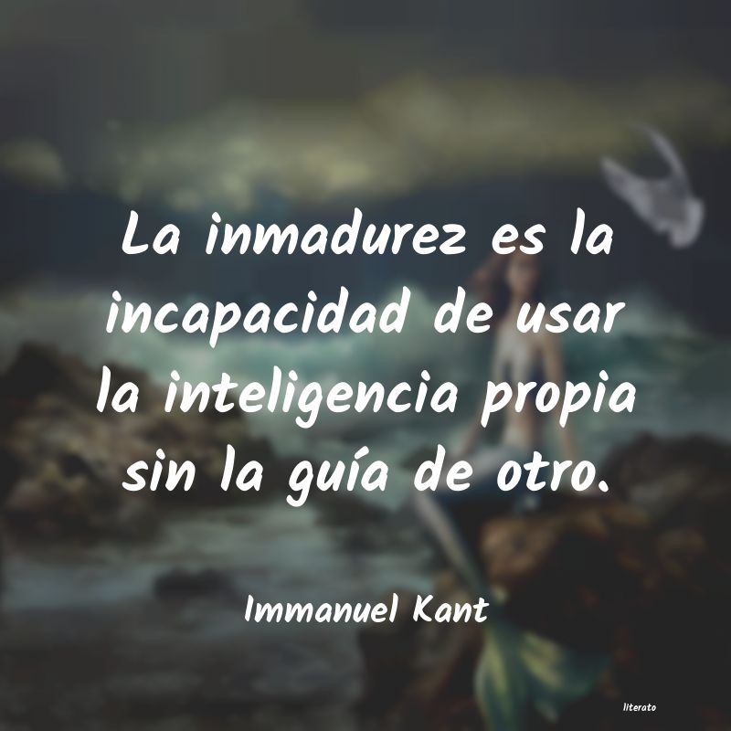 Frases de Immanuel Kant