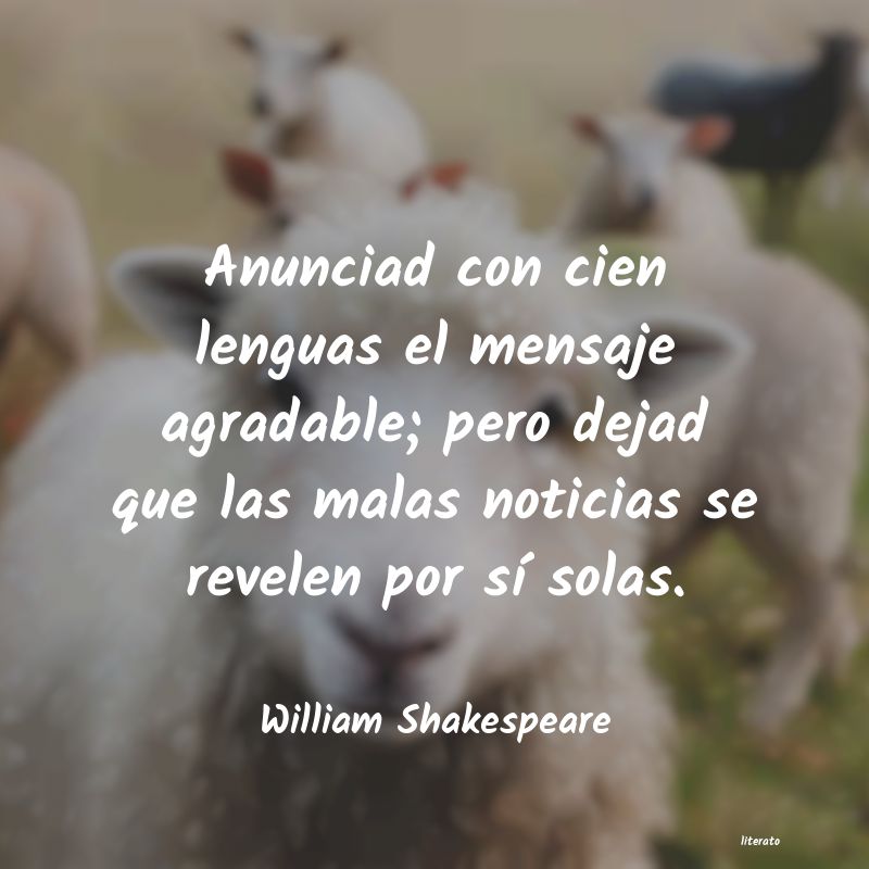 frases de William Shakespeare