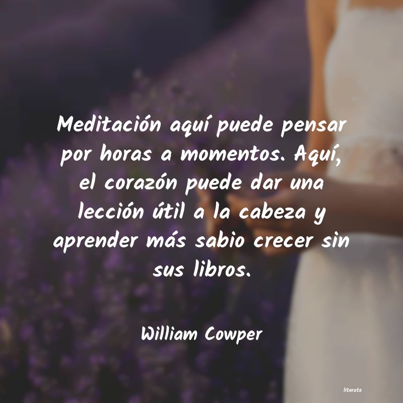 frases de William Cowper