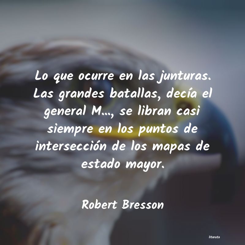frases de Robert Bresson