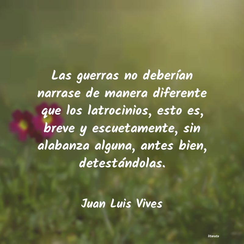 Frases de Juan Luis Vives