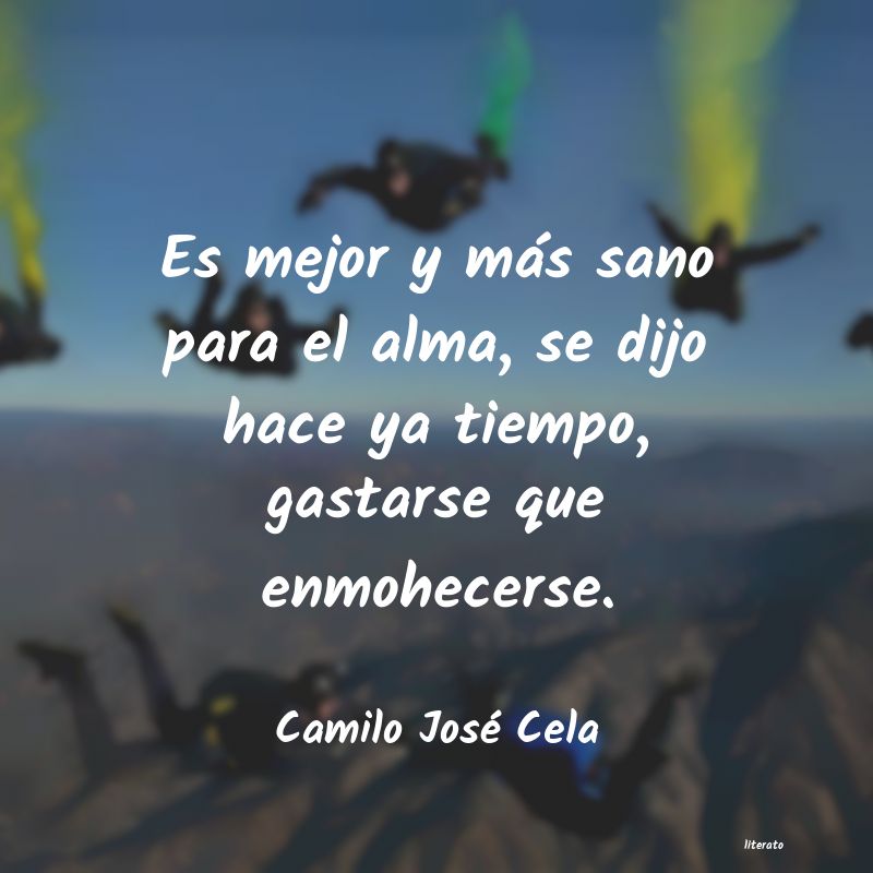 frases de Camilo José Cela