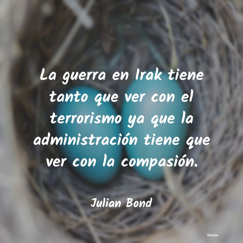 frases de Julian Bond