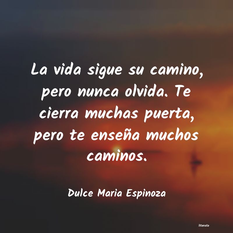frases de Dulce Maria Espinoza