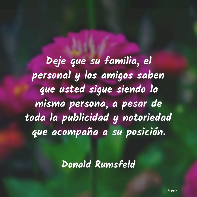 frases de Donald Rumsfeld