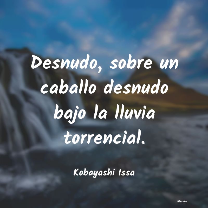 Frases de Kobayashi Issa