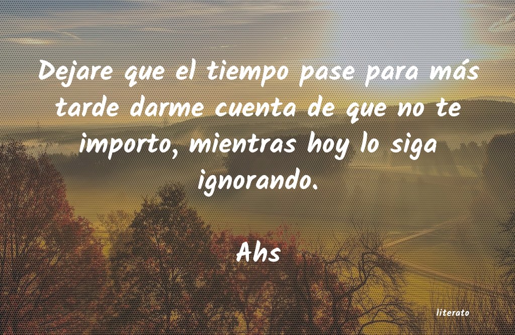 frases de Ahs