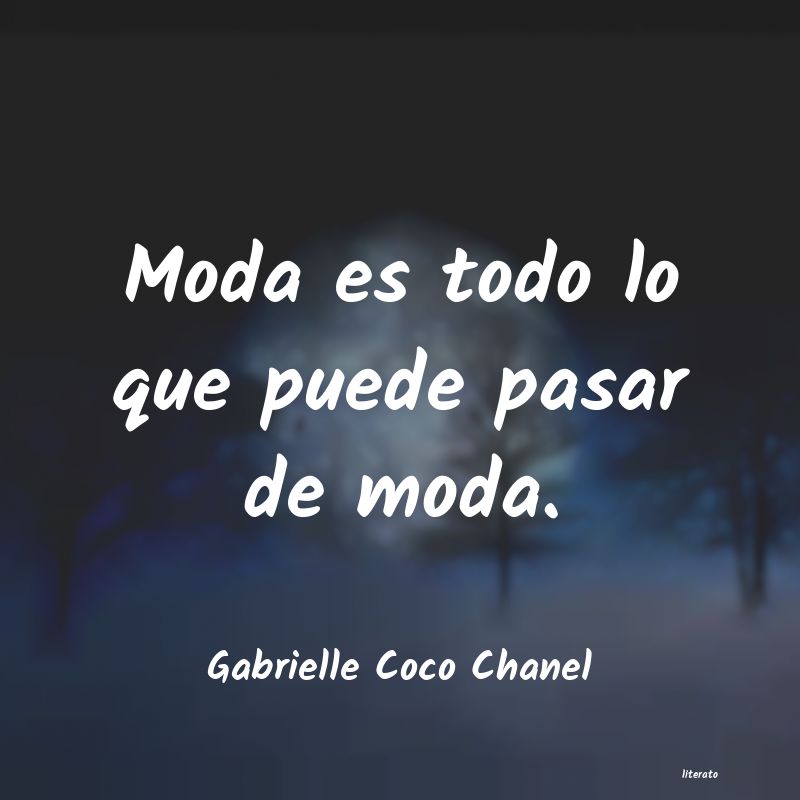 frases de Gabrielle Coco Chanel