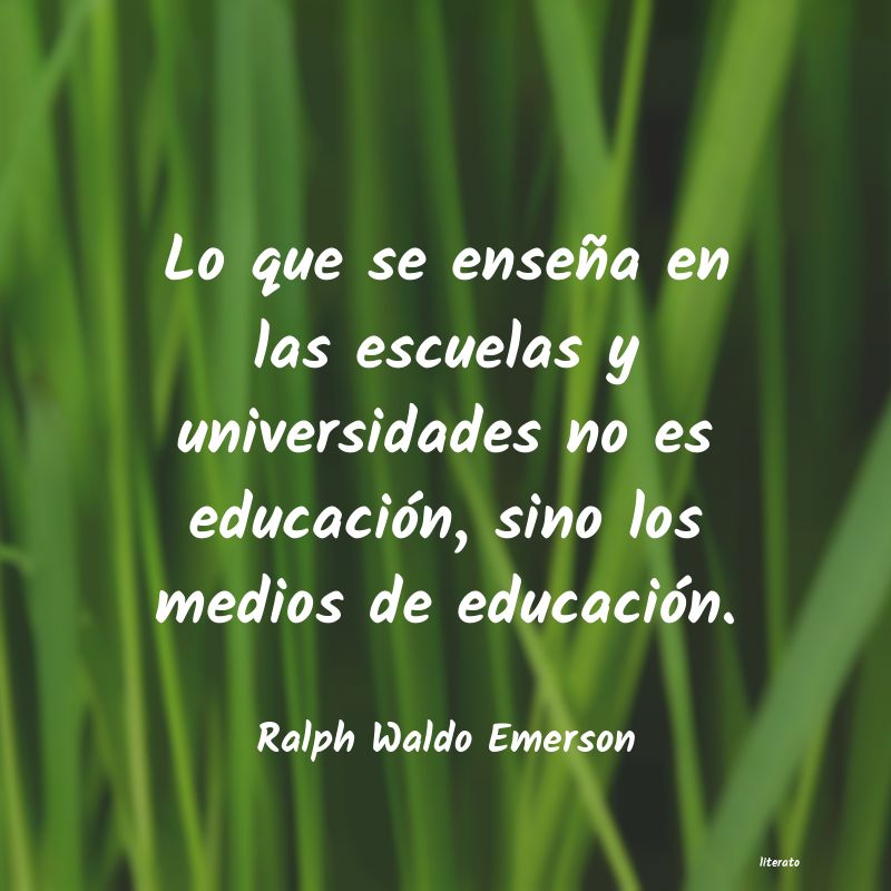 frases de Ralph Waldo Emerson