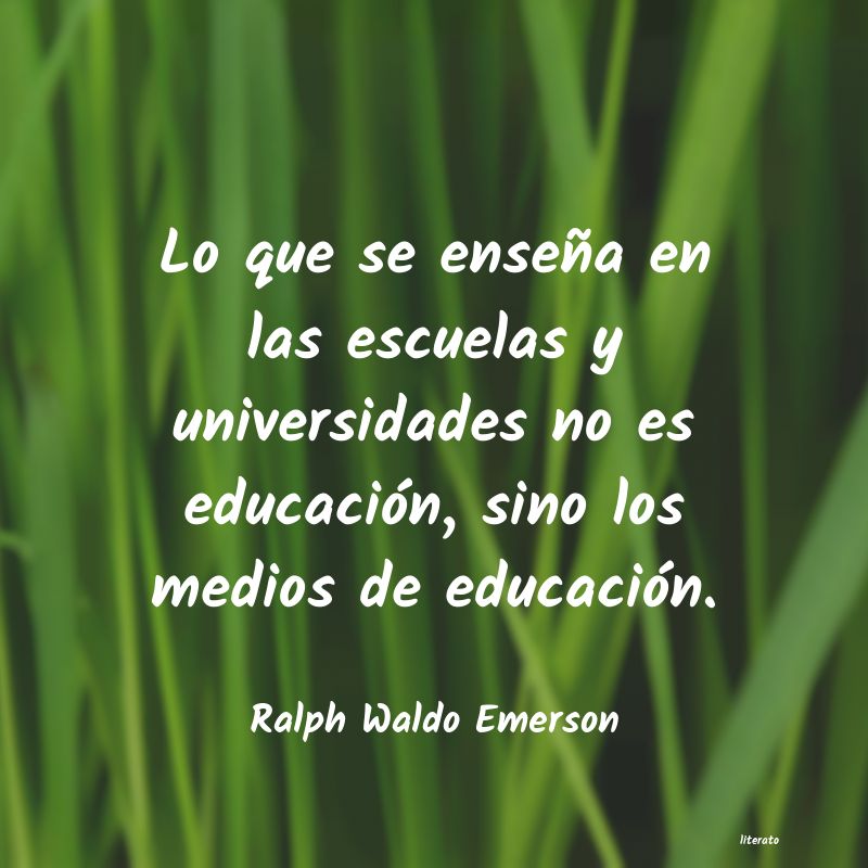 Frases de Ralph Waldo Emerson