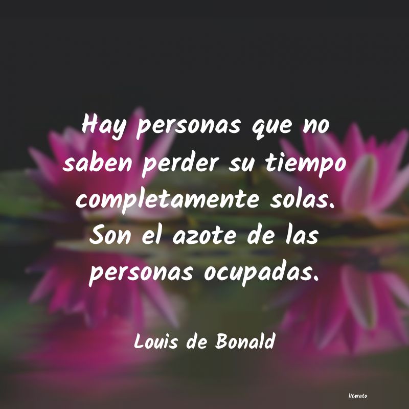 Frases de Louis de Bonald