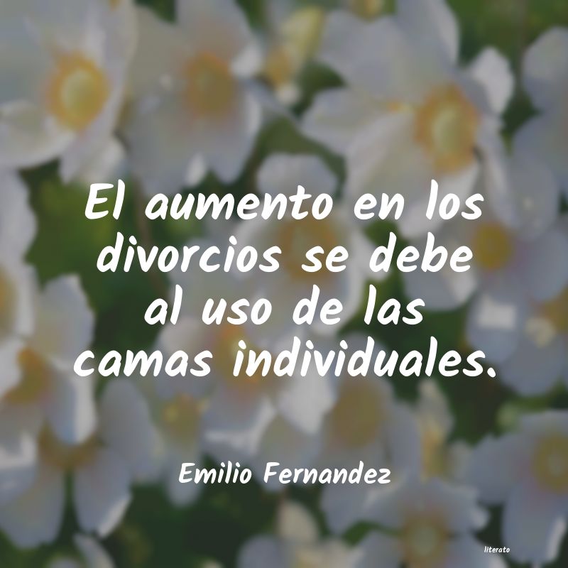 frases de Emilio Fernandez