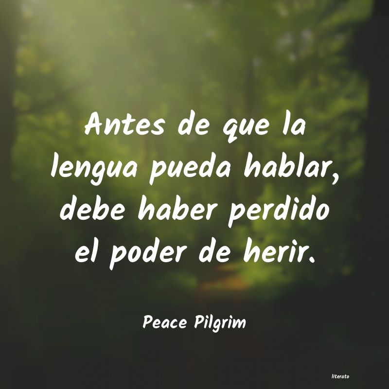 Frases de Peace Pilgrim