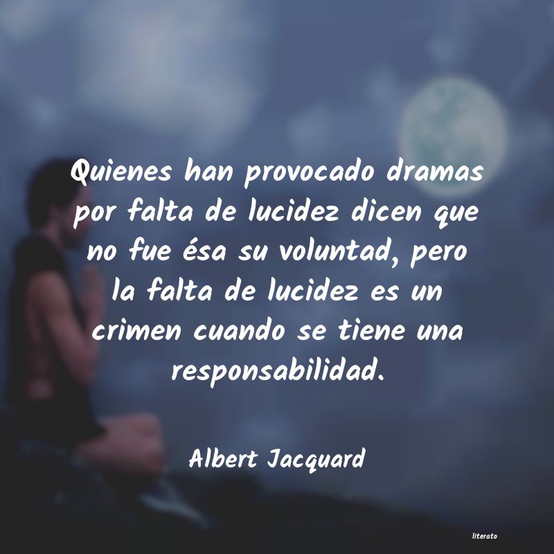 Frases de Albert Jacquard