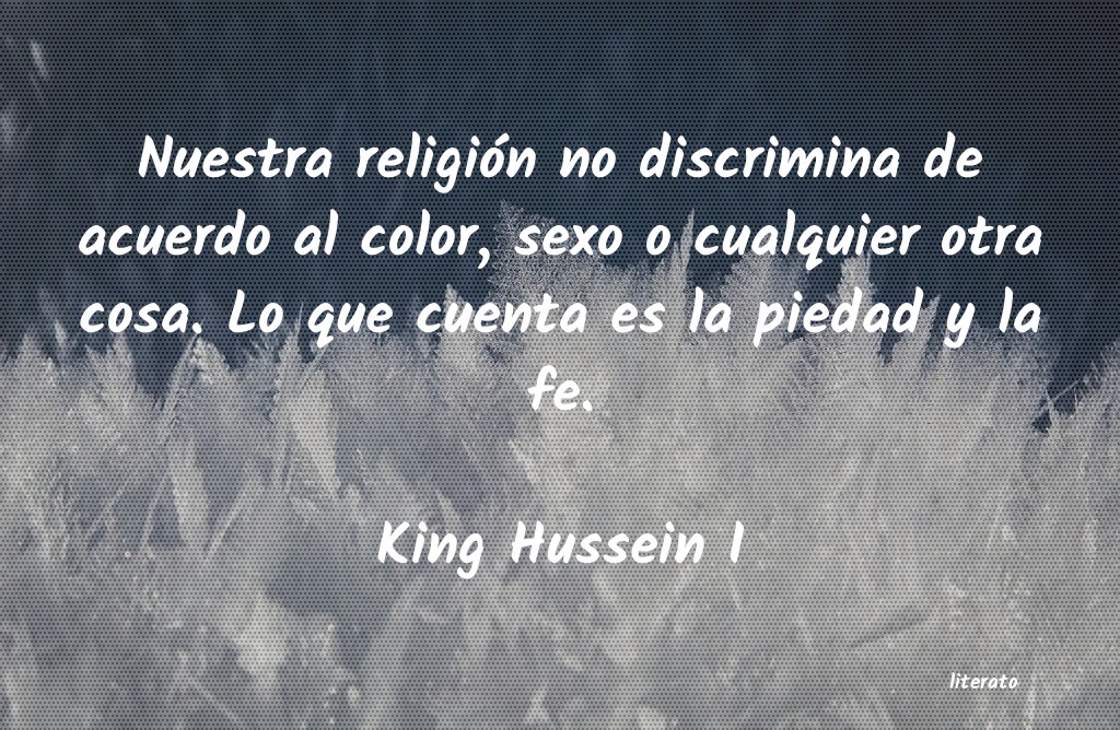 frases de King Hussein I