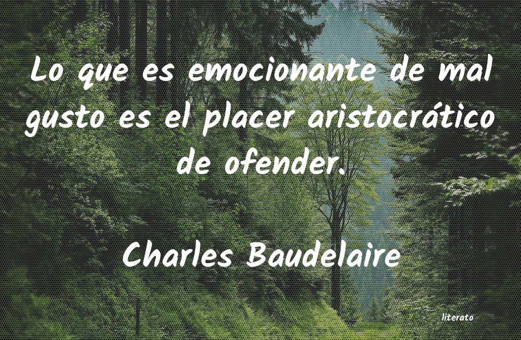 frases de Charles Baudelaire