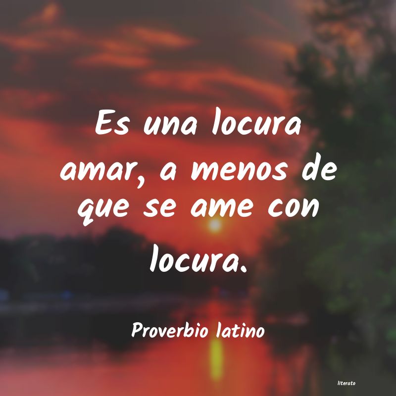 Frases de Proverbio latino