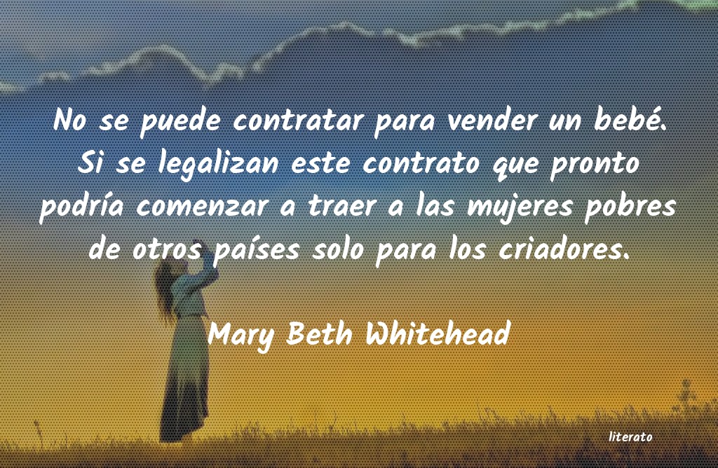 frases de Mary Beth Whitehead