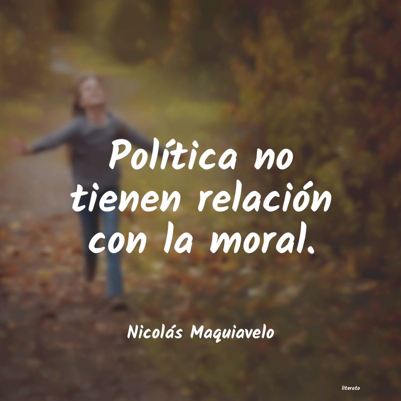 frases de Nicolás Maquiavelo