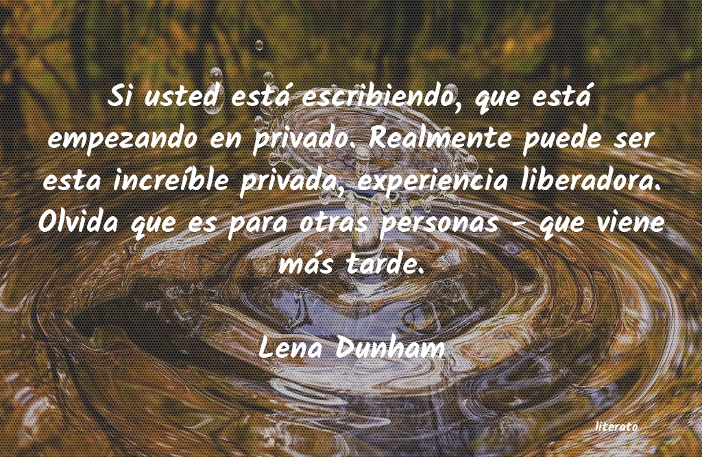 frases de Lena Dunham