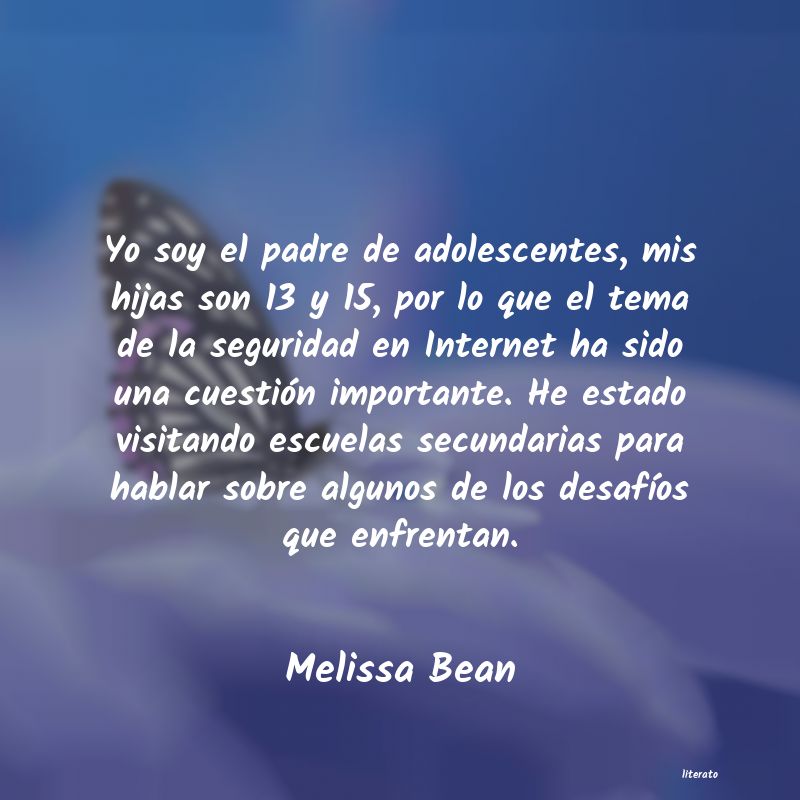 Frases de Melissa Bean