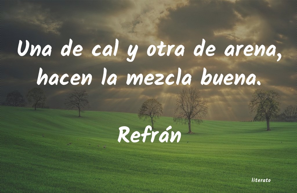 Frases de Refrán